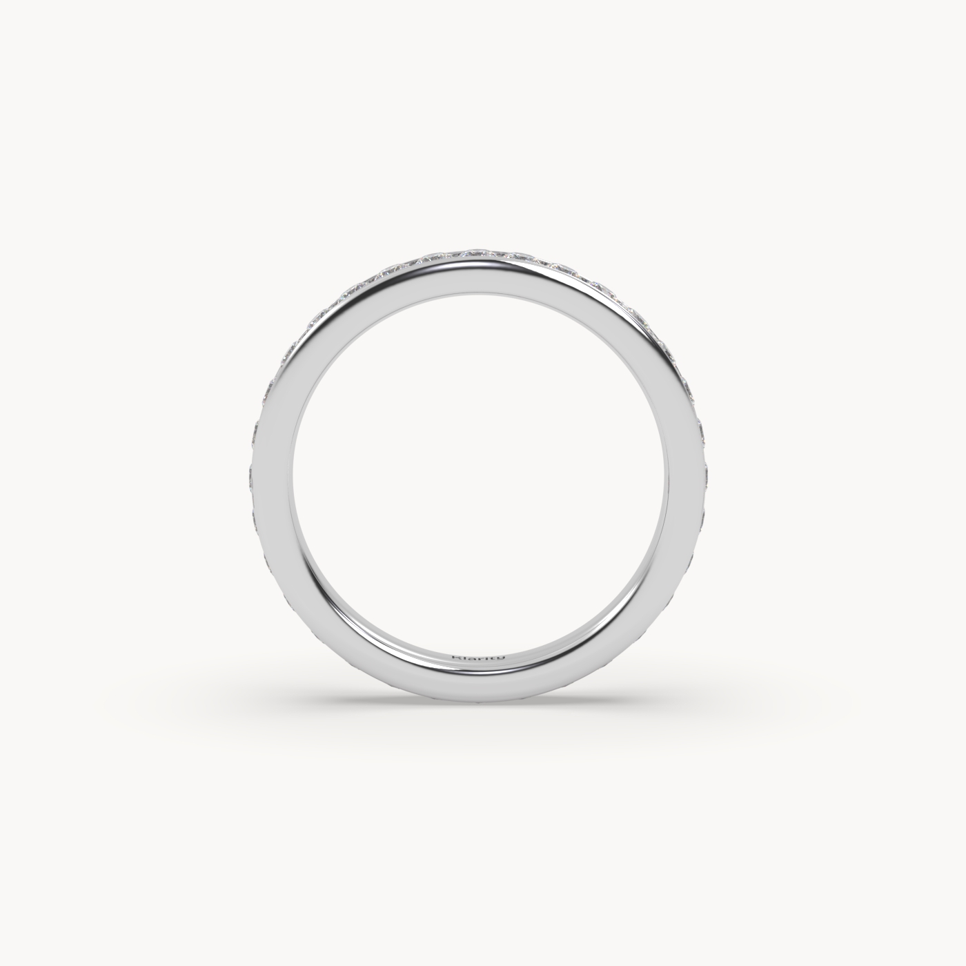 pt platinum  round diamond full eternity wedding band – 0.96 tcw classic luxury