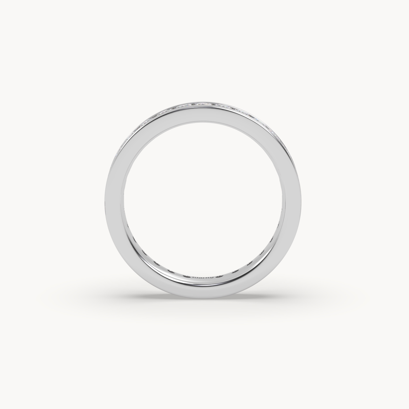 pt platinum  round brilliant diamond eternity ring – 1.20 tcw luxury wedding band