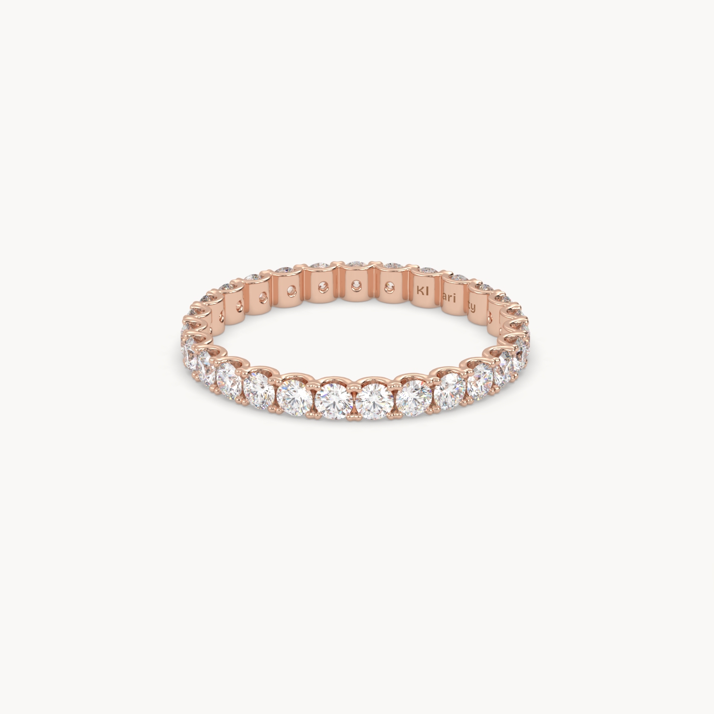 pt platinum  bold round diamond full eternity ring – 1.26 tcw statement wedding band Photos & images
